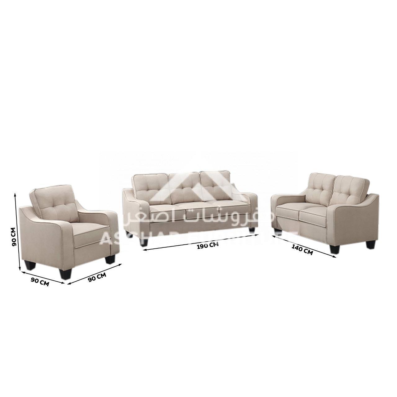 Nia Six Seater Sofa Set - Image 3