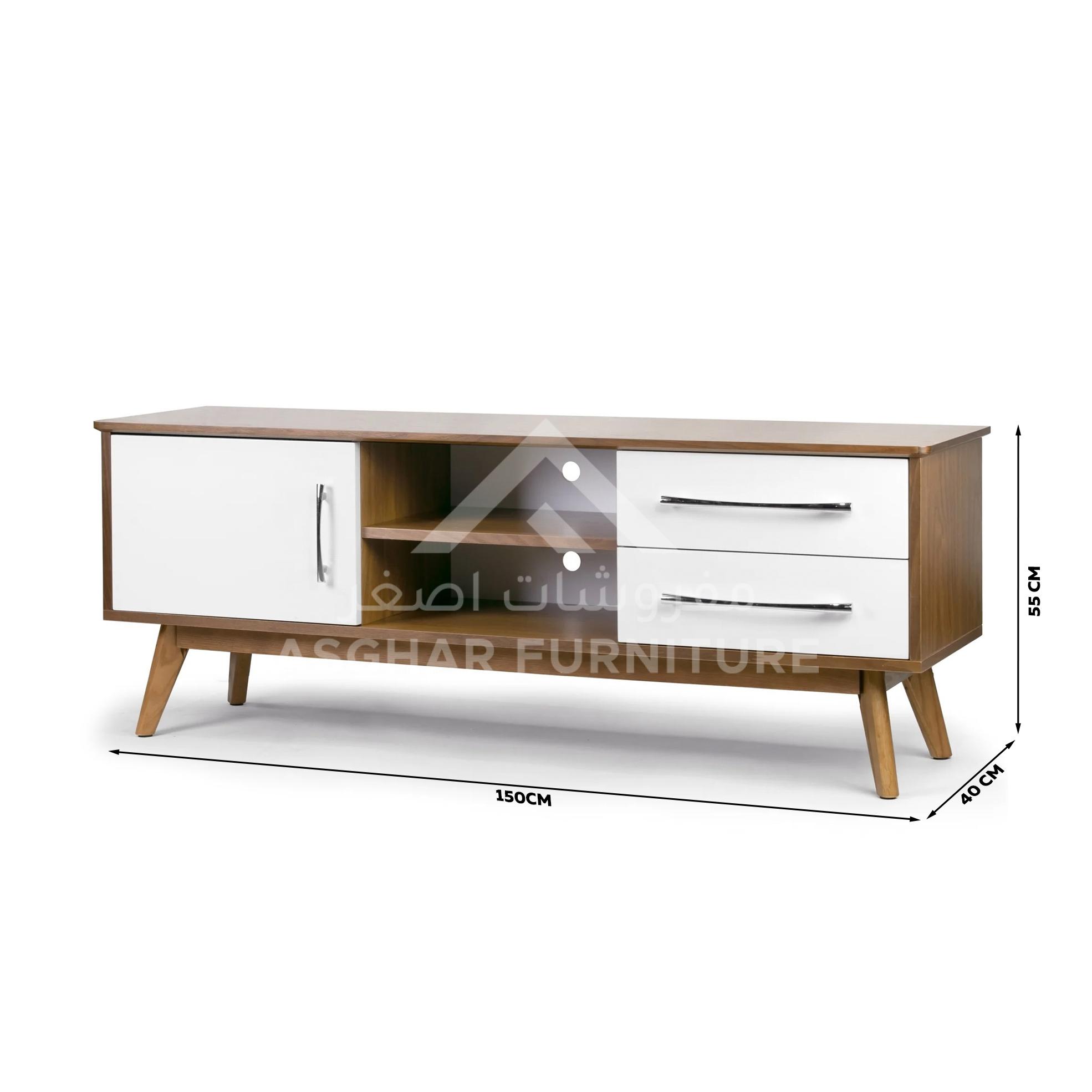 Alvar Two-Tone TV Stand - Image 4