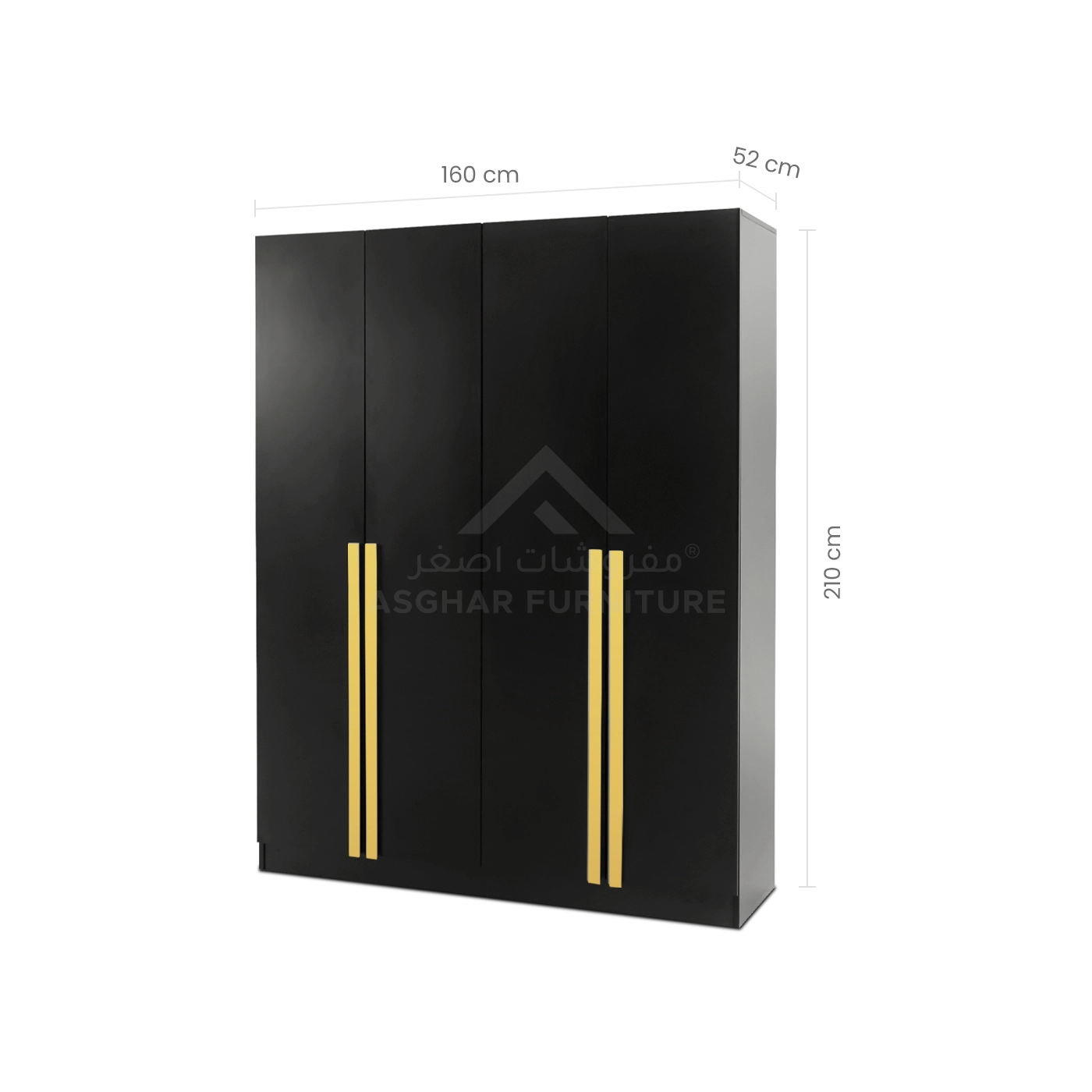 Alcea 4-Door Wardrobe - Image 3
