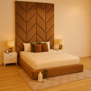 Chevron Luxe Panel Bed