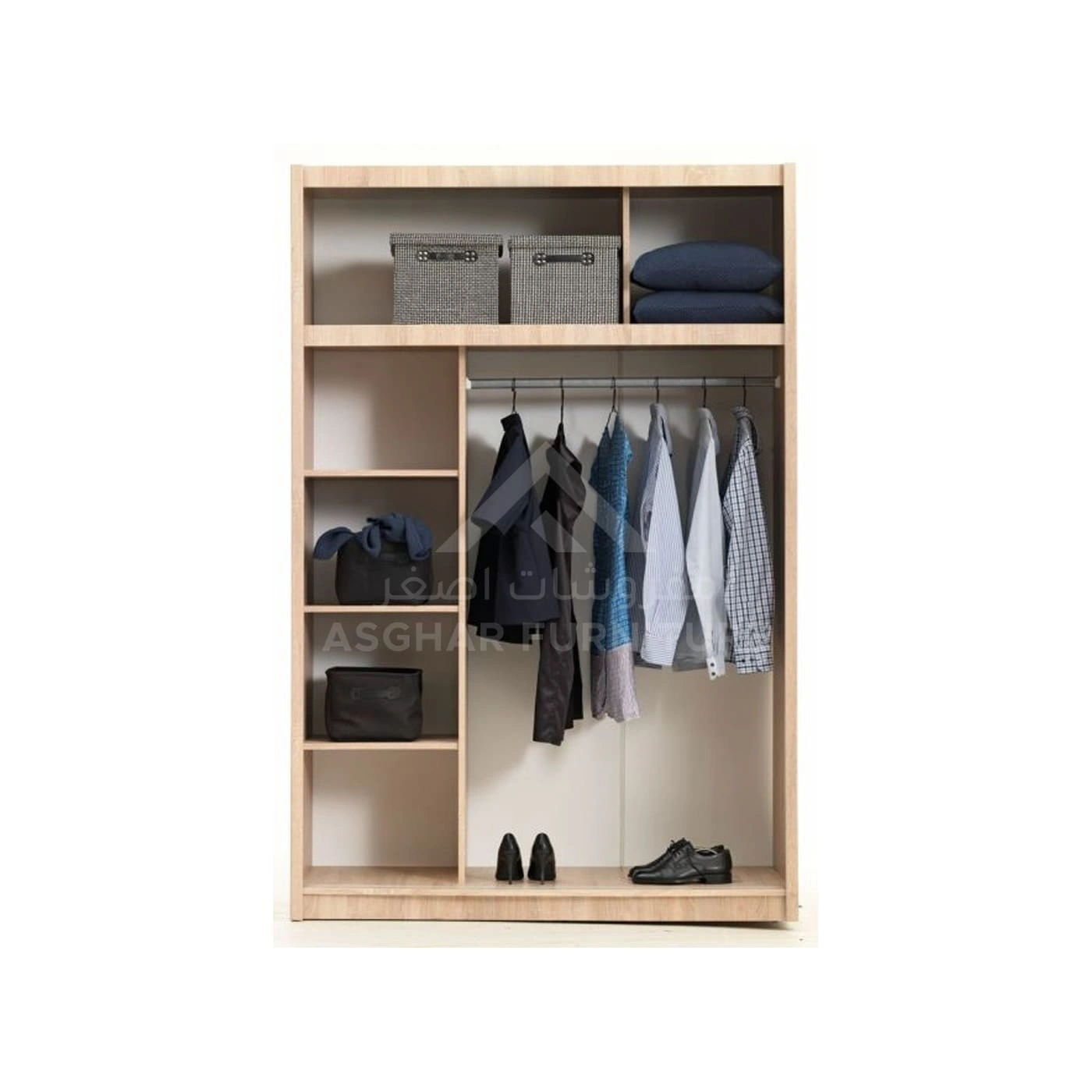 Coral Mirror Wardrobe - Image 2