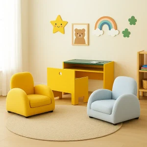 CozyPuff Kids Chair