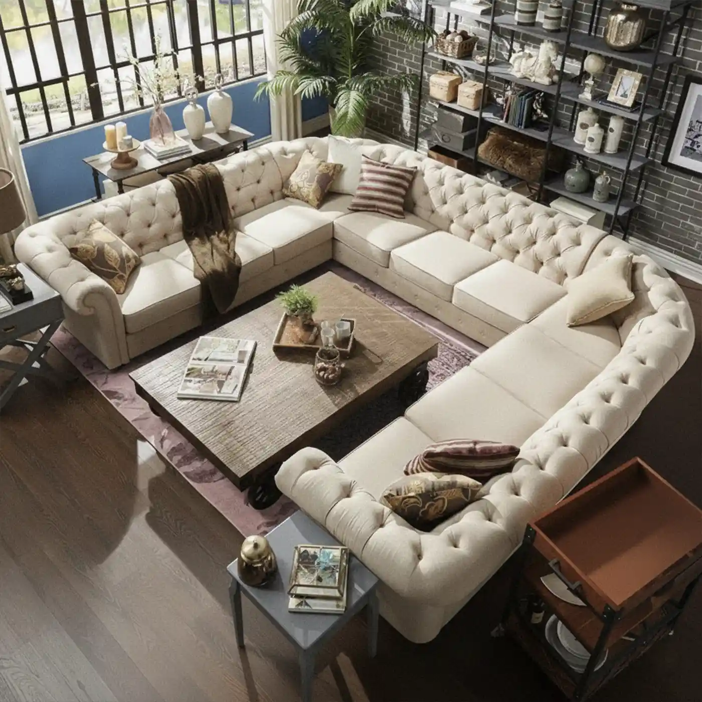 Diwan tufted sofa - Image 2