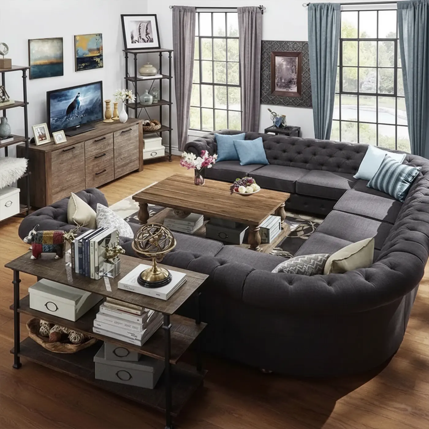 Diwan tufted sofa - Image 3