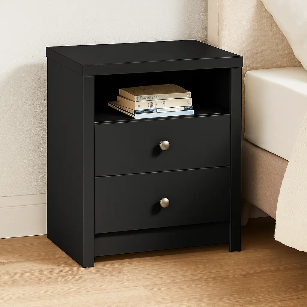 Frost White Bedside Table - Image 2