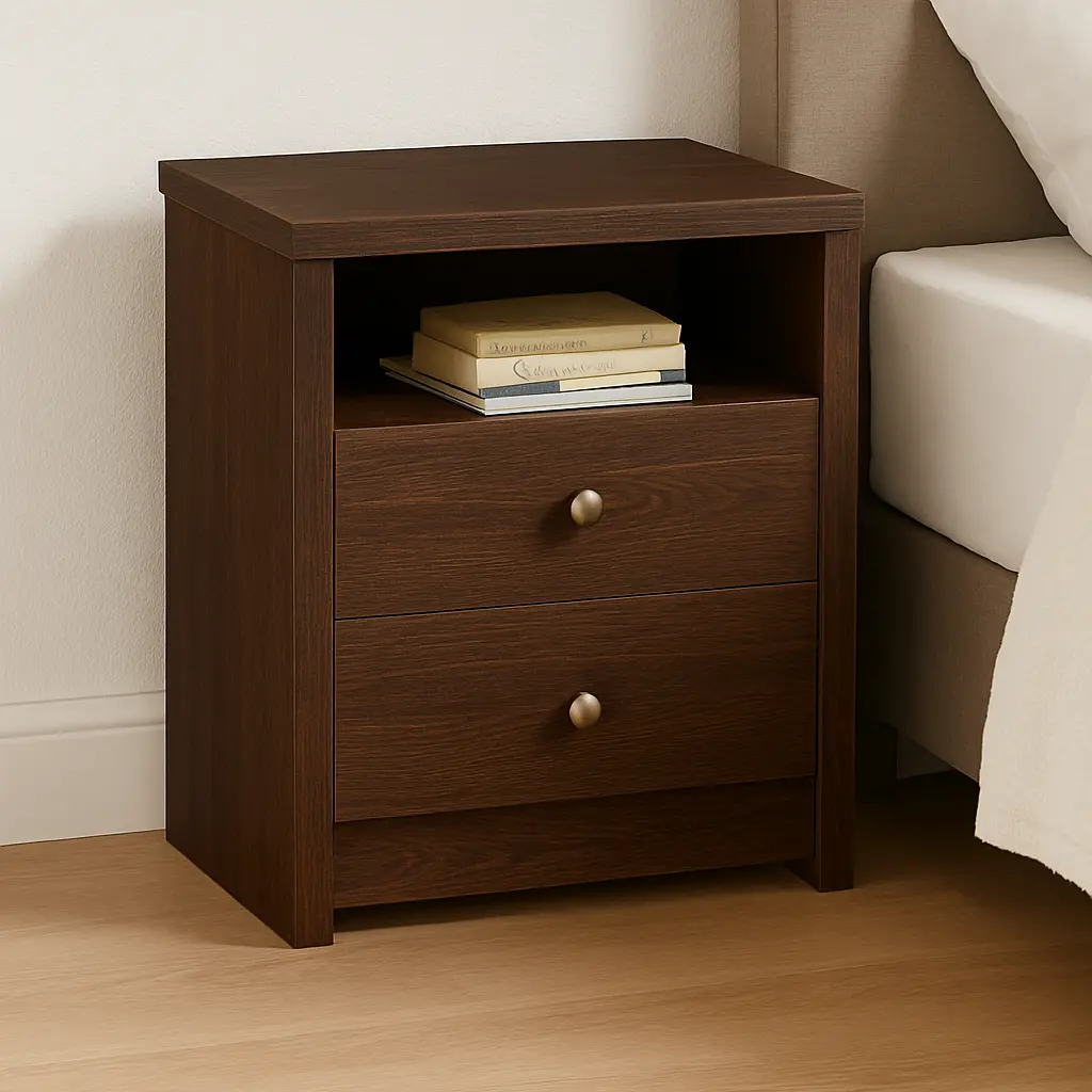 Frost White Bedside Table - Image 3