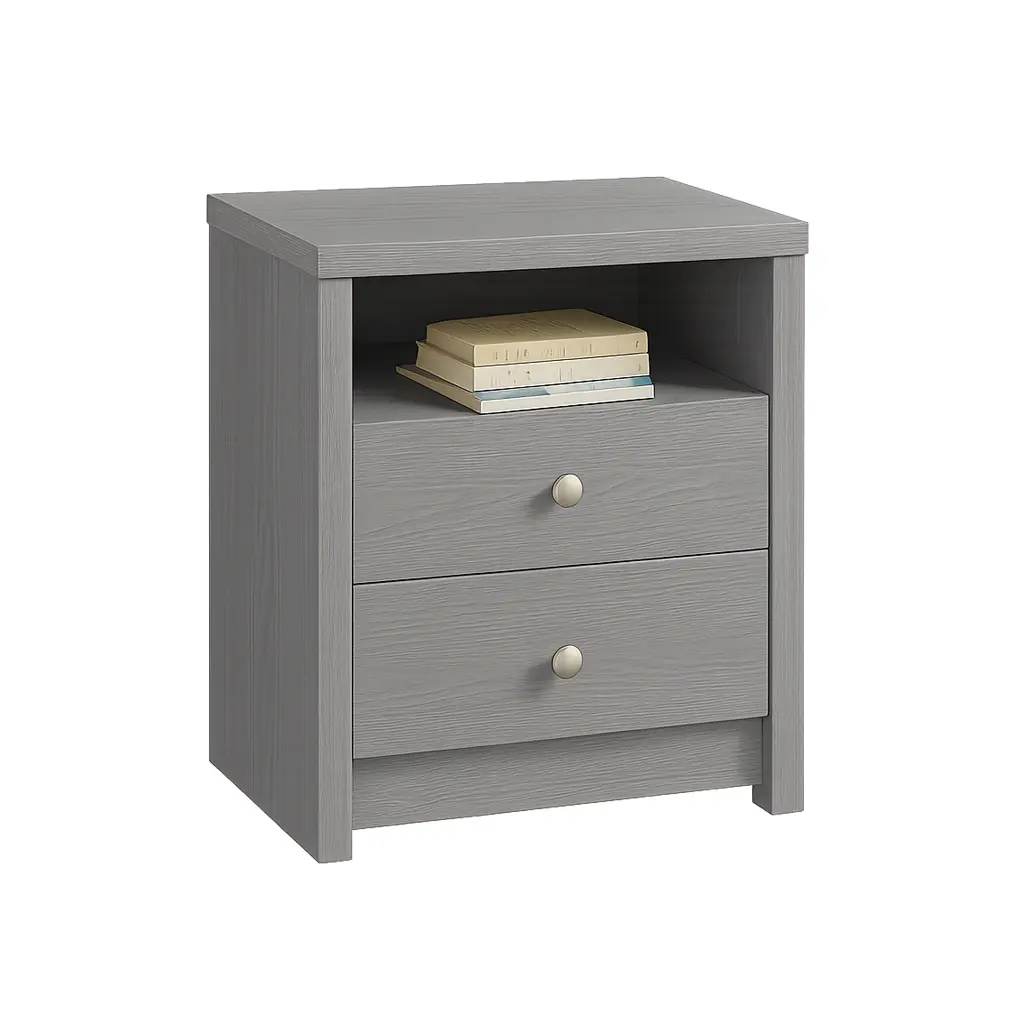 Frost White Bedside Table - Image 5