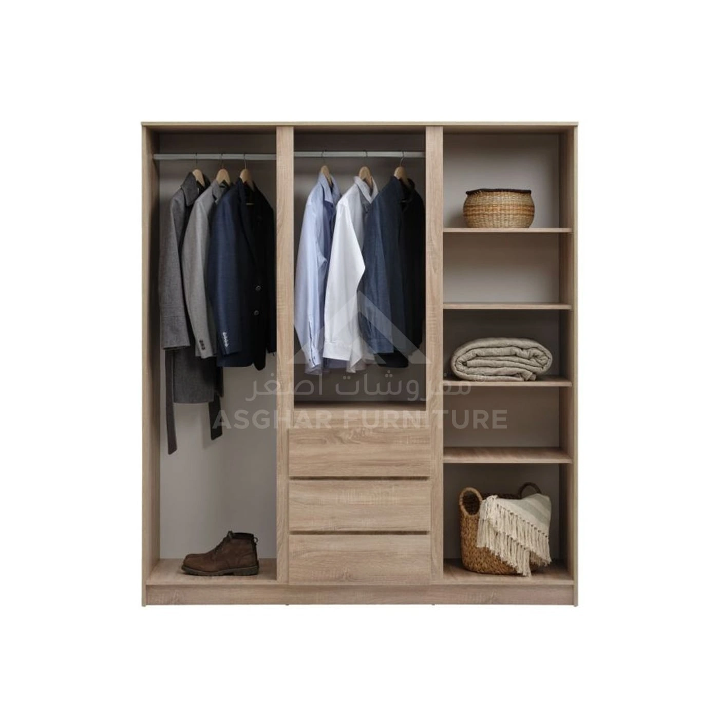 Galaxy 3-Door Wardrobe - Image 2
