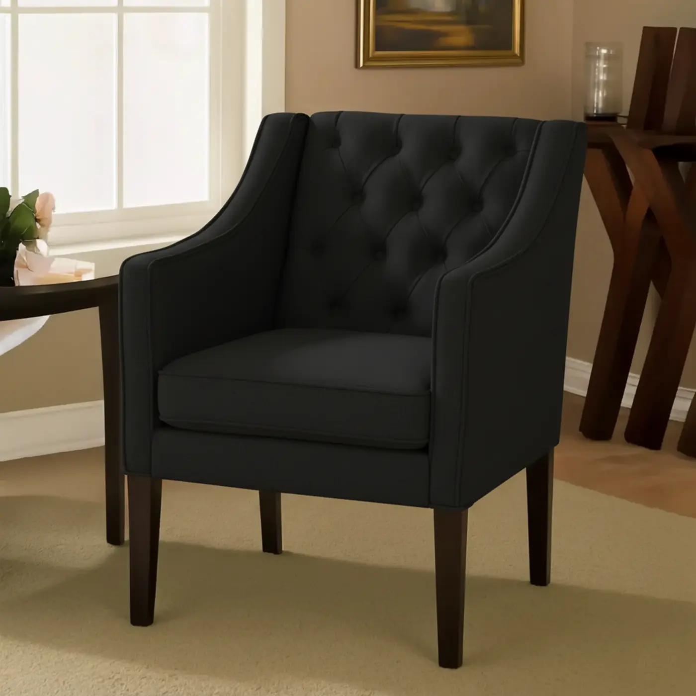 Gloria Premium Button-tufted Chair - Image 3