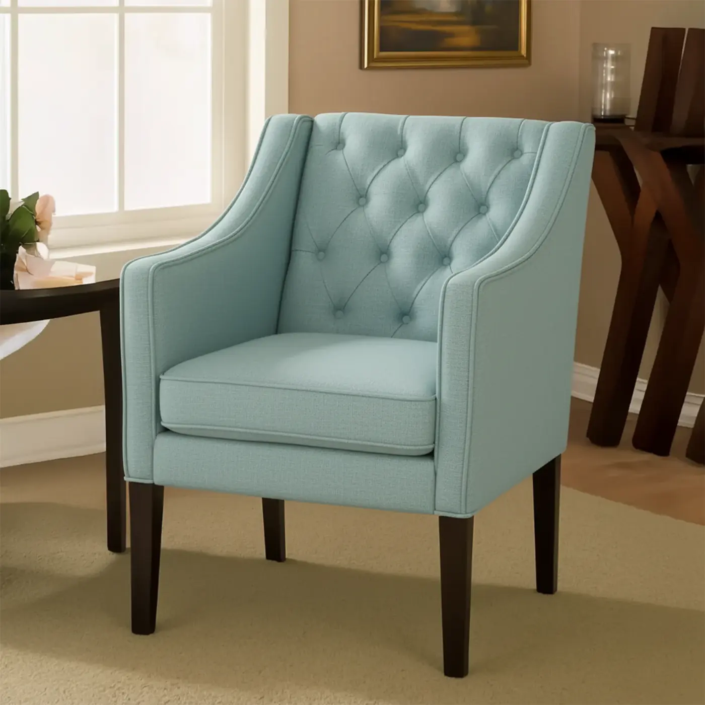 Gloria Premium Button-tufted Chair - Image 4
