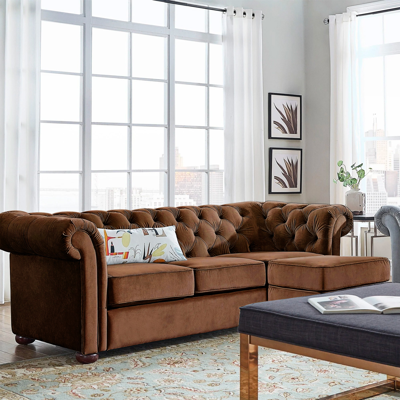 Ingles Tufted Reversible Sofa - Image 3