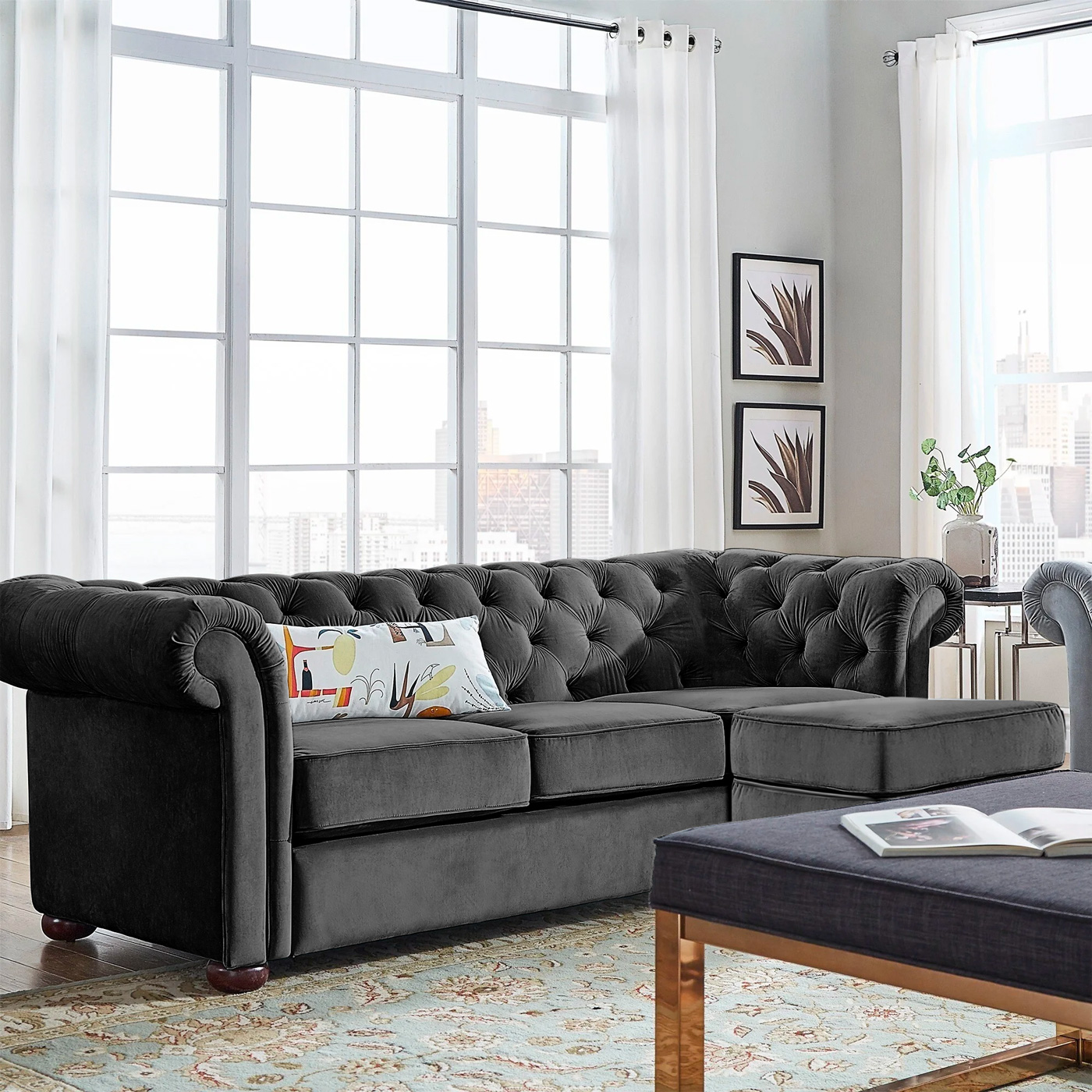 Ingles Tufted Reversible Sofa - Image 2