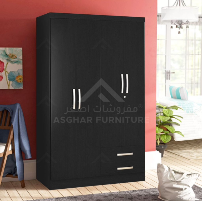 Leo 4-Door Wardrobe
