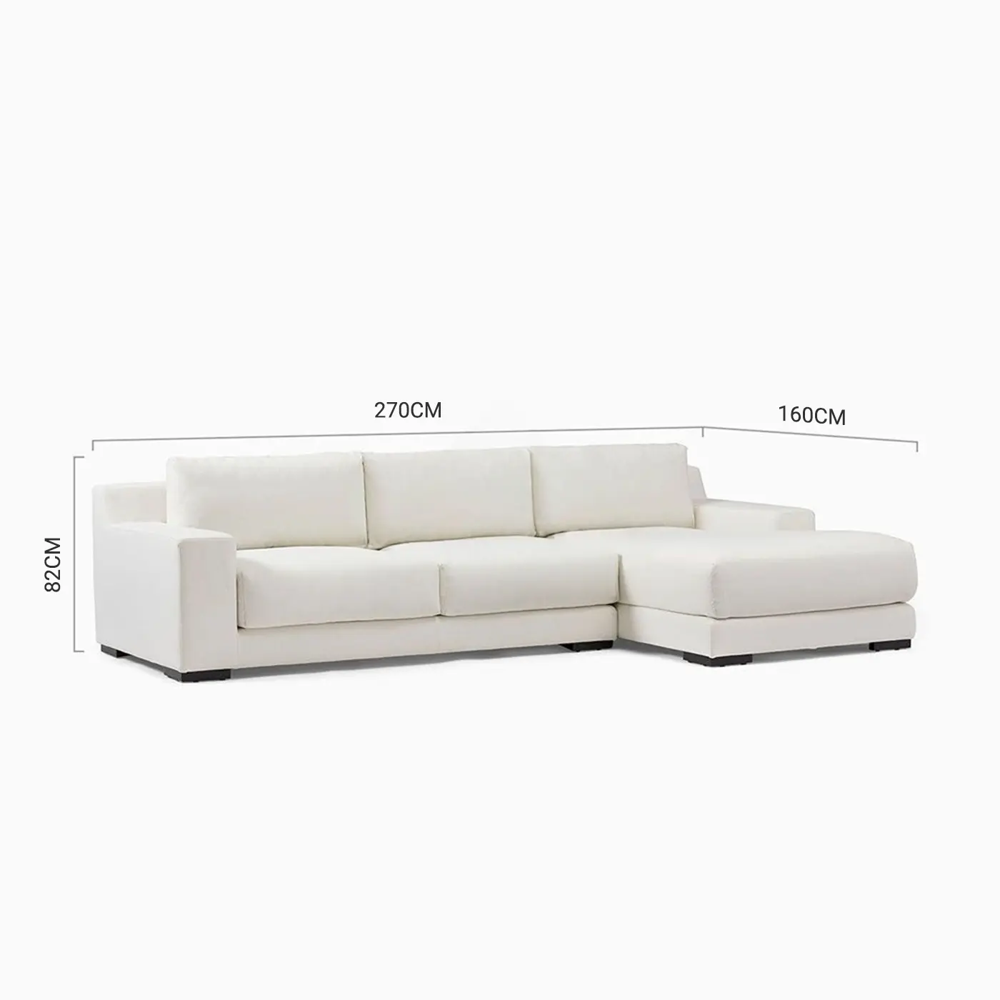 Modway L Shape Chaise Sofa - Image 5