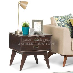 Napa Two Drawer Rectangle Side Table