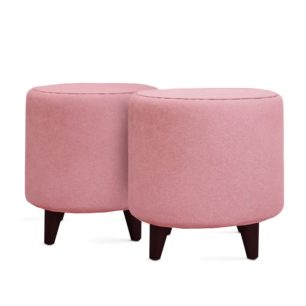 Neutral Nest Round Ottoman - Image 6