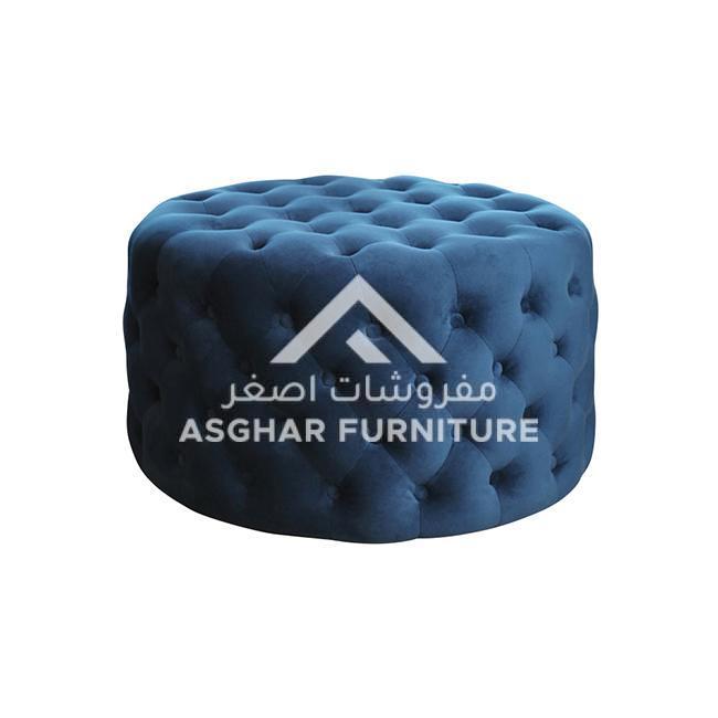 Cavril Grand Velvet Ottoman - Image 4