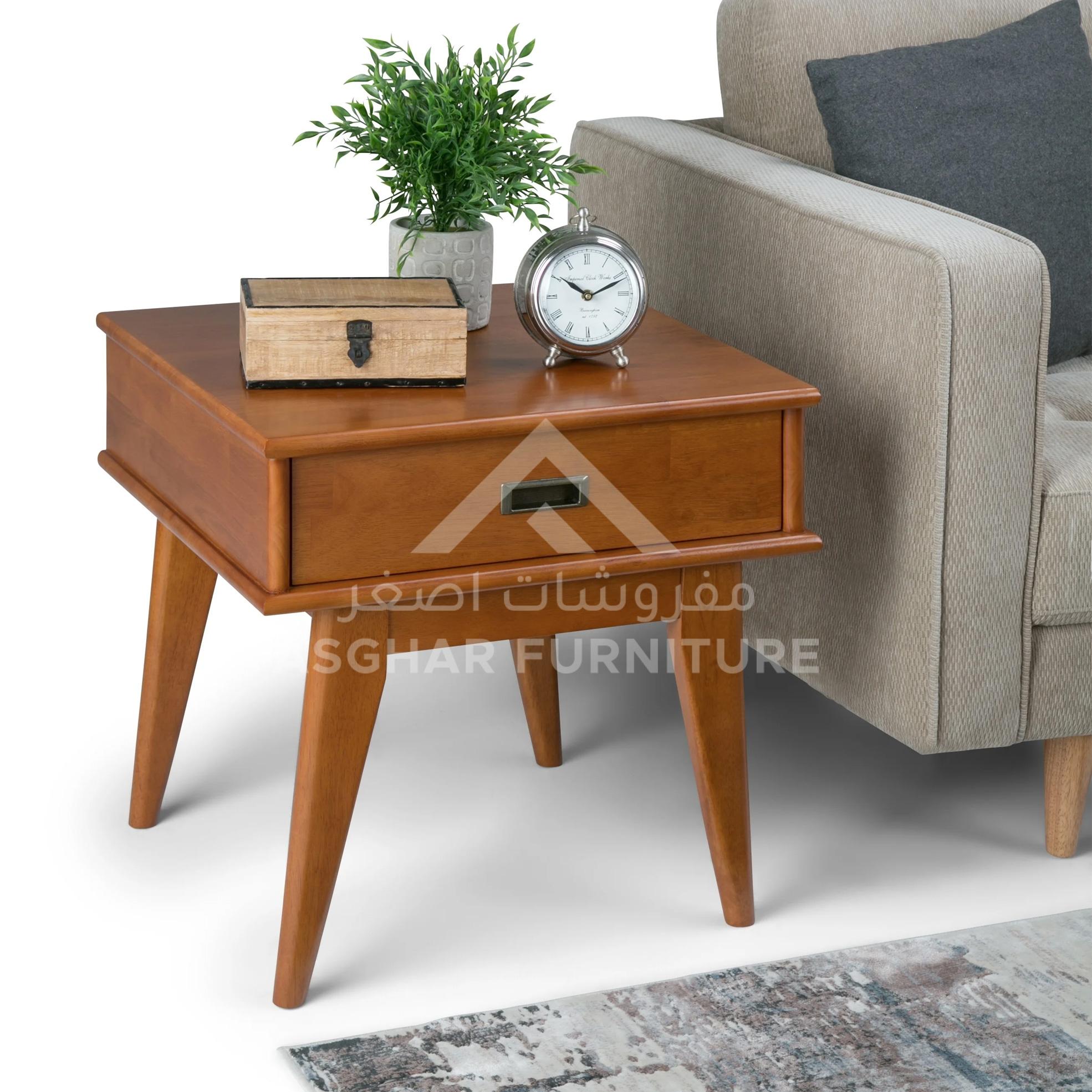 Cairona One Drawer Rectangle Side Table - Image 2