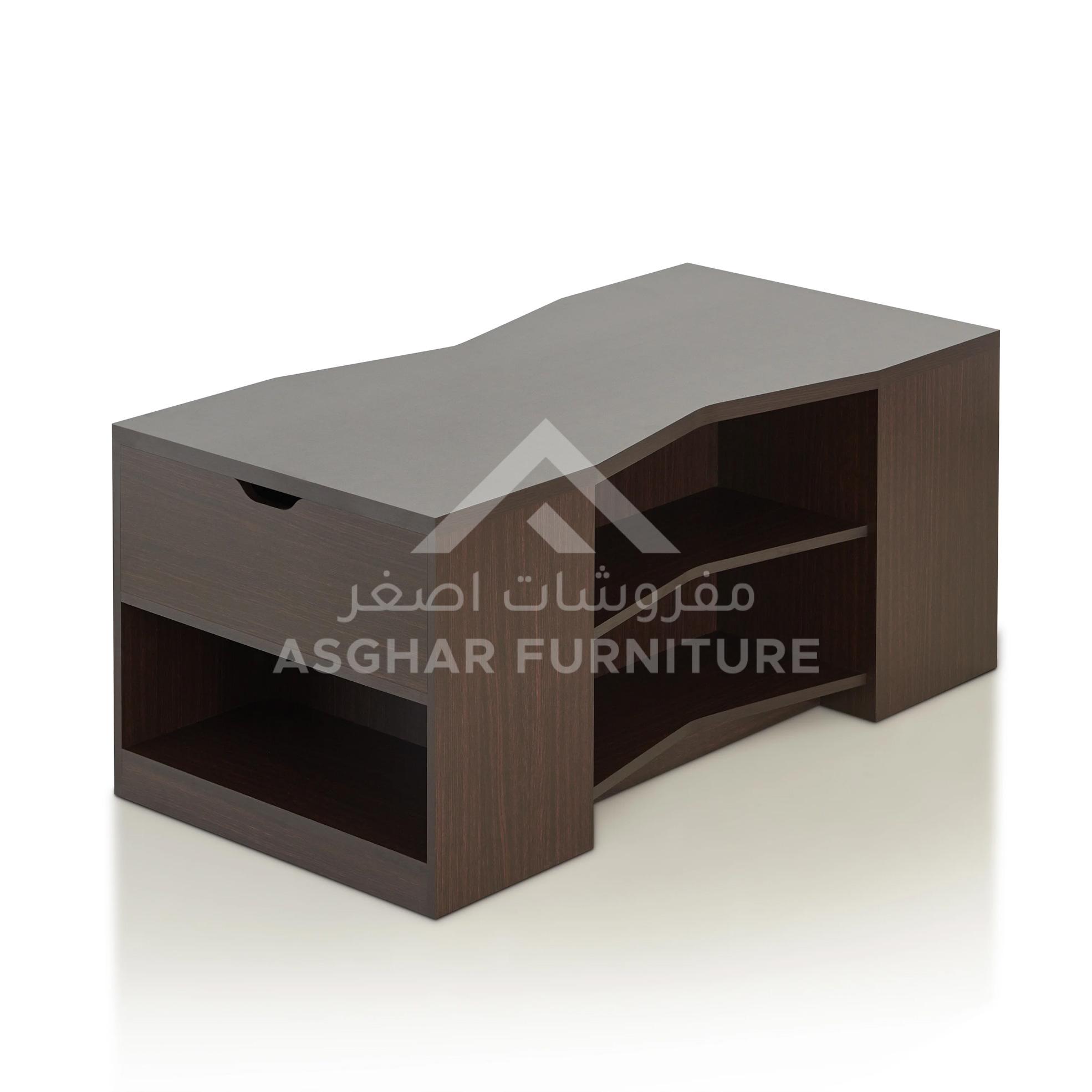 Contemporary Open Storage Coffee Table - Image 3