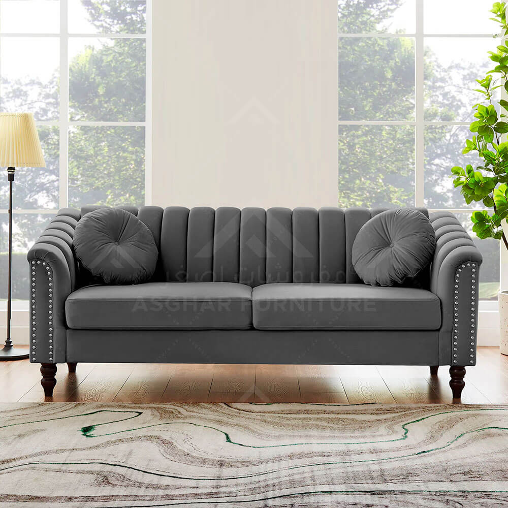 Flared Armrest Sofa - Image 3