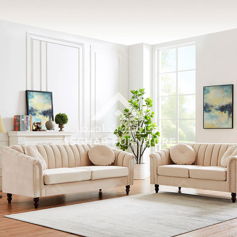 Flared Armrest Sofa - Image 2