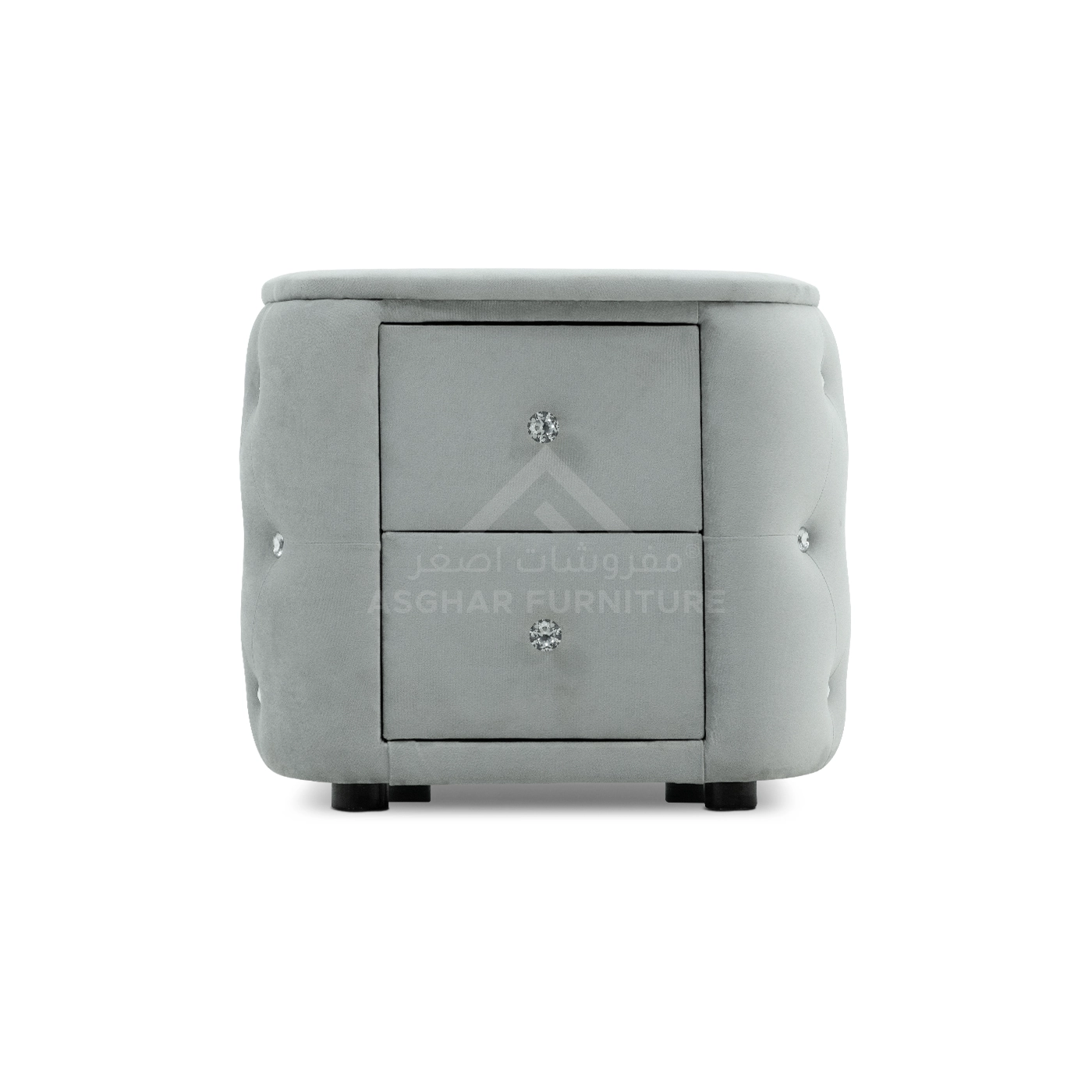 Oval 2-Drawer Nightstand - Image 2