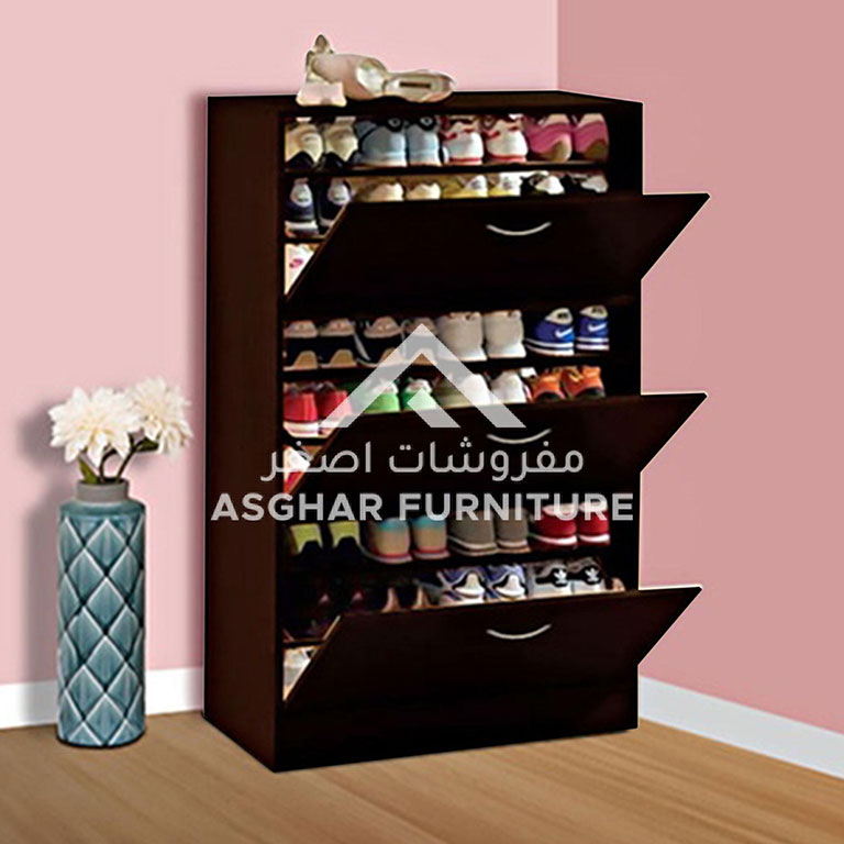 Three-Door Shoe Cabinet - Image 5