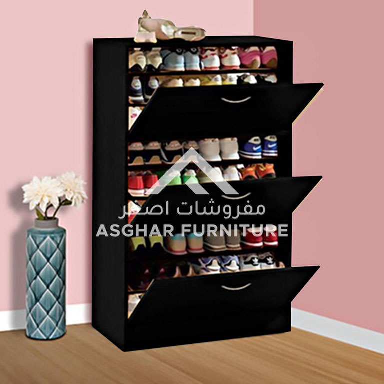 Three-Door Shoe Cabinet - Image 4