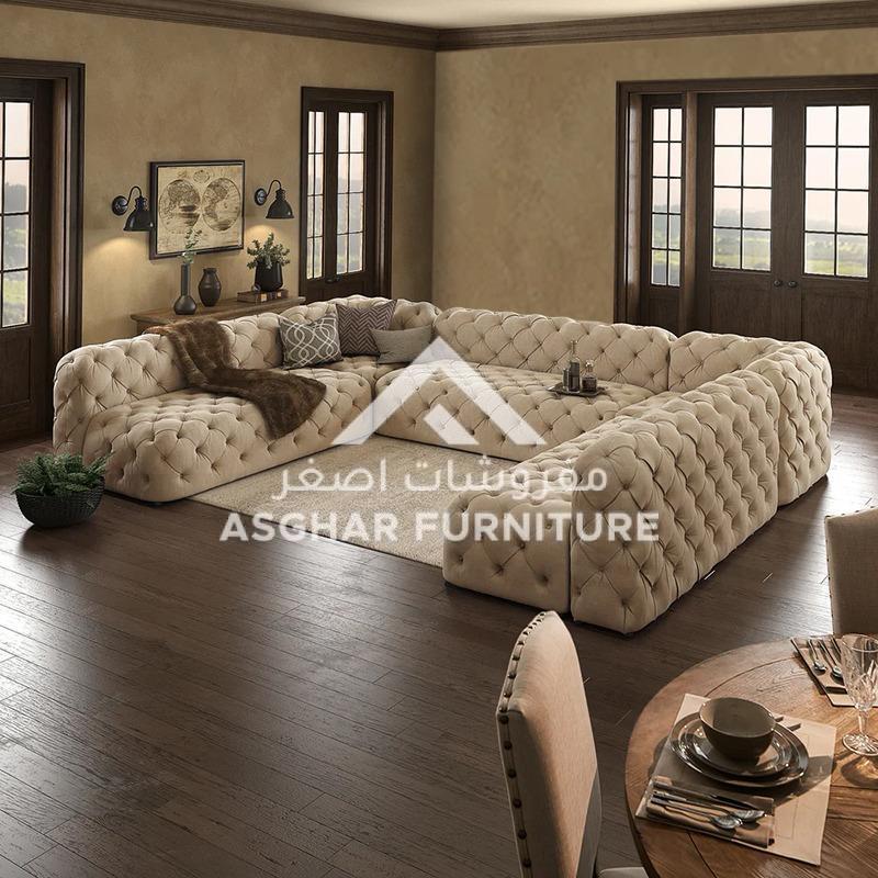 Tufted 11-Seater Sofa