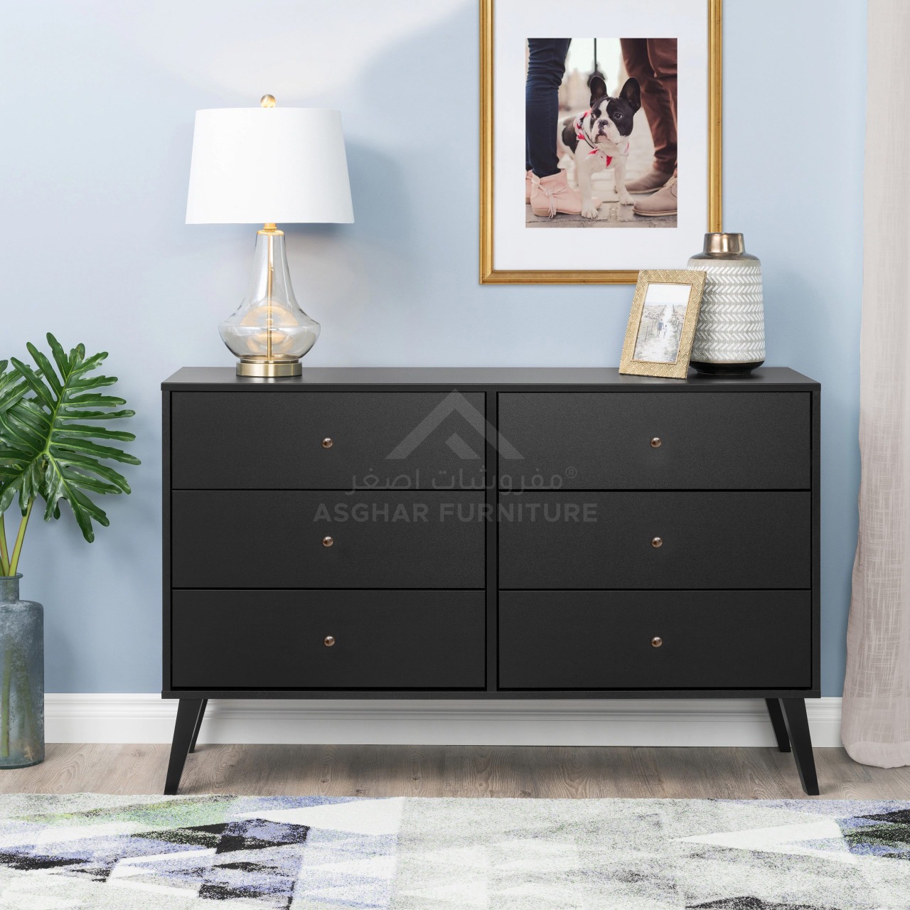 Mid Century Modern 6-drawer Dresser - Image 2