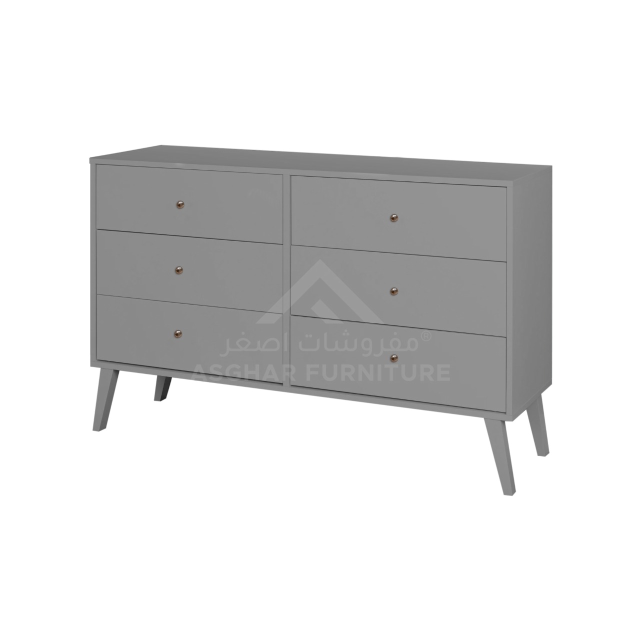 Mid Century Modern 6-drawer Dresser - Image 6