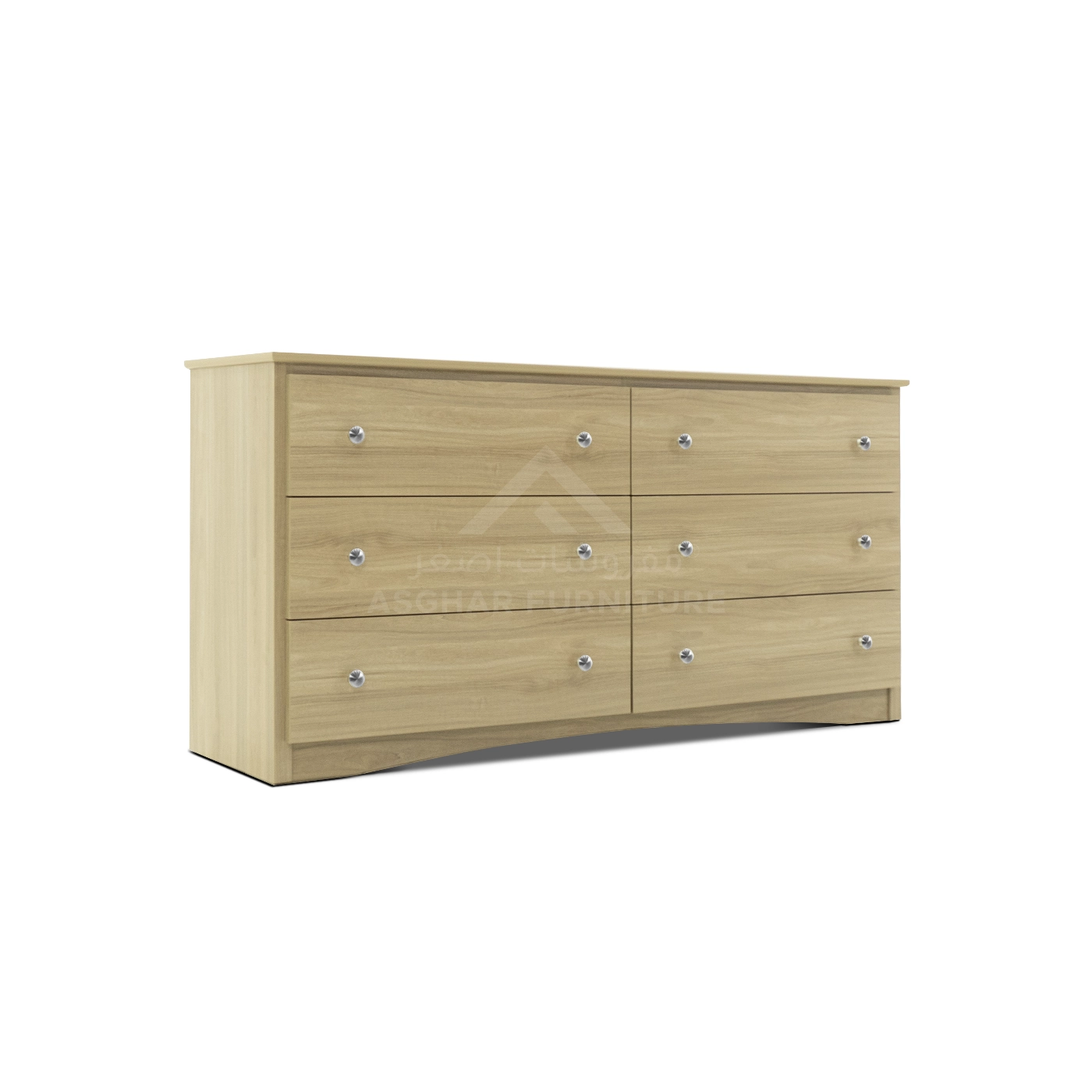 Contemporary 6-drawer Dresser - Image 4