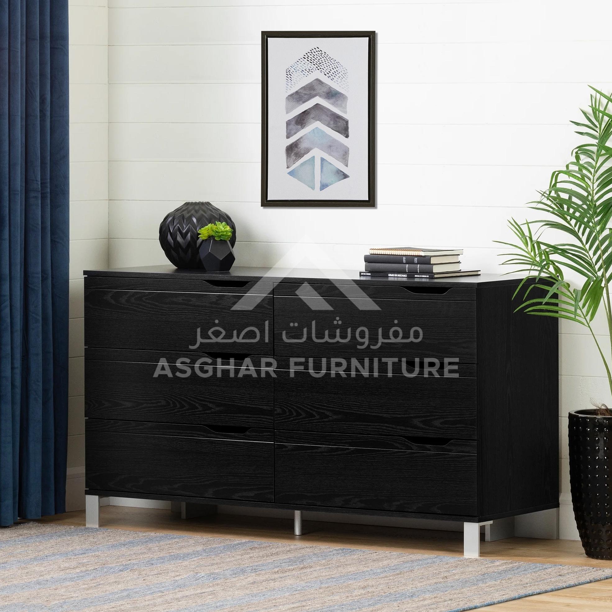 New Bella 6 Drawer Double Dresser - Image 5